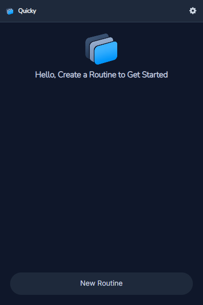 Quicky open after installation